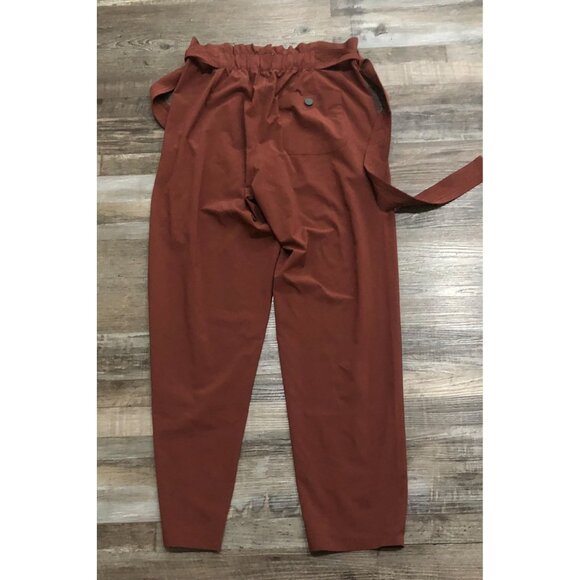 Athleta Pants Womens 4 Skyline II Belted Stretch Performance Chino Athleisure - Picture 2 of 5